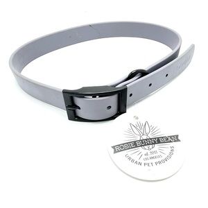 Gray/Lavender Biothane Large Dog Collar